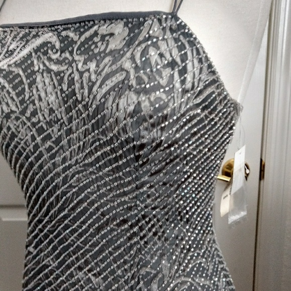 90's Retro Couture Saks Embellished Cocktail Dress - Picture 8 of 10